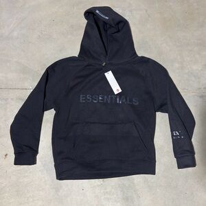 Essentials Charcoal Hoodie for Men